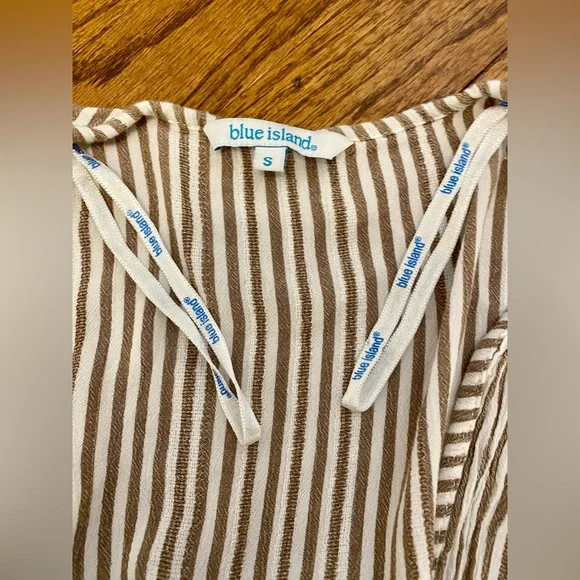 Blue Island Striped Coverup - Picture 8 of 10